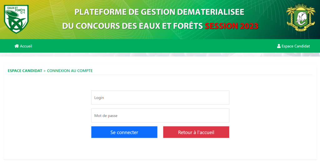 Impression convocations concours Eaux et Forêts 2024 CI disponibles