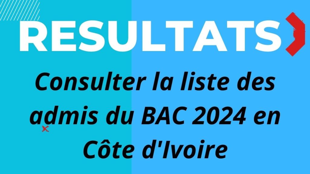 Consulter la liste des admis du BAC 2024 en Côte d'Ivoire