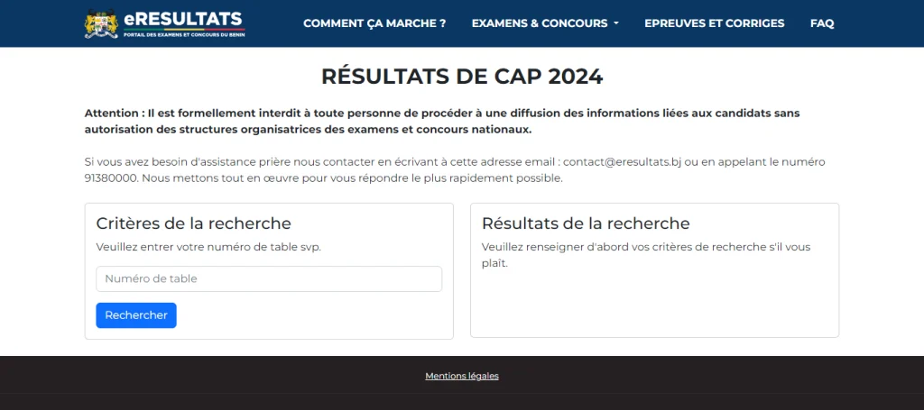 Résultats du BEPC 2024 au Bénin à consulter en ligne avec numéro de table